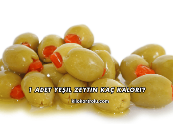 1 Adet Yeşil Zeytin Kaç Kalori?