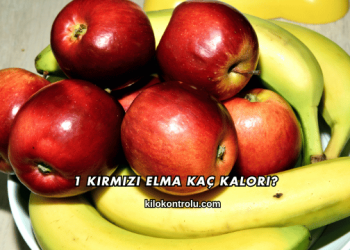 1 Kırmızı Elma Kaç Kalori?
