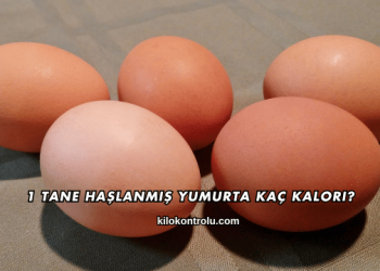 1 Tane Haşlanmış Yumurta Kaç Kalori?