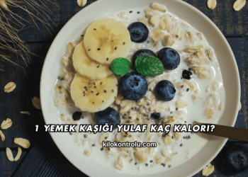 1 Yemek Kaşığı Yulaf Kaç Kalori?
