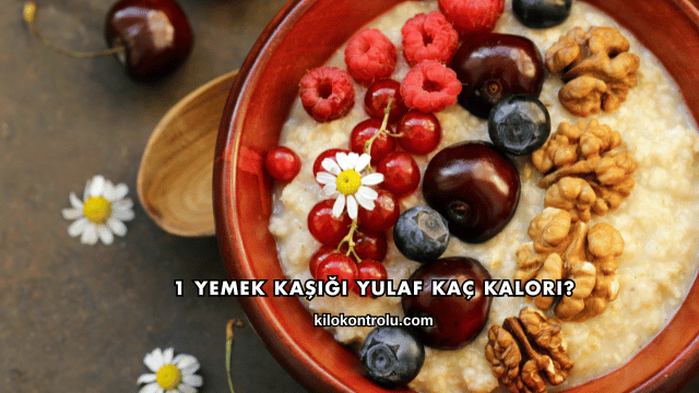 1 Yemek Kaşığı Yulaf Kaç Kalori?
