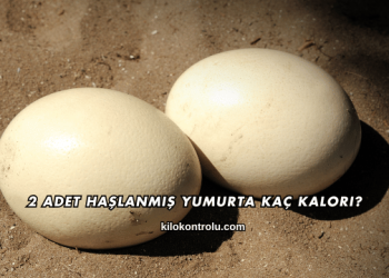 2 Adet Haşlanmış Yumurta Kaç Kalori?