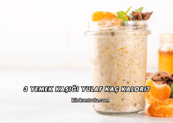 3 Yemek Kaşığı Yulaf Kaç Kalori?
