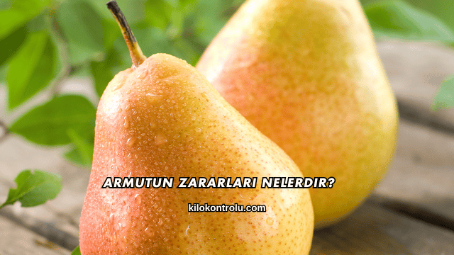 Armutun Zararları Nelerdir?