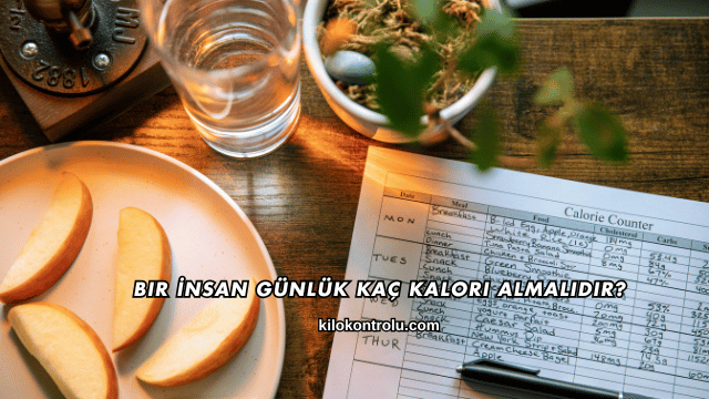 Bir İnsan Günlük Kaç Kalori Almalıdır?