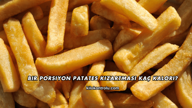 Bir Porsiyon Patates Kızartması Kaç Kalori?