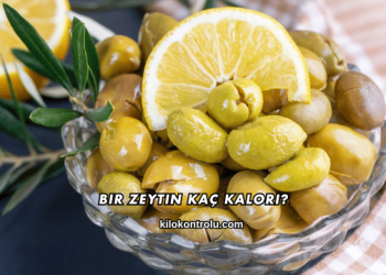 Bir Zeytin Kaç Kalori?