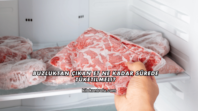Buzluktan Çıkan Et Ne Kadar Sürede Tüketilmeli?