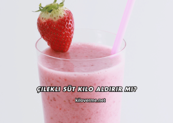 Çilekli Süt Kilo Aldırır mı?