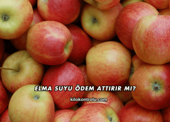 Elma Suyu Ödem Attırır mı?