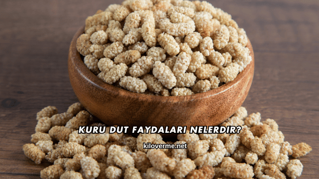 Kuru Dut Faydaları Nelerdir?