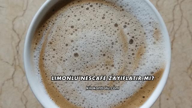 Limonlu Nescafe Zayıflatır mı?