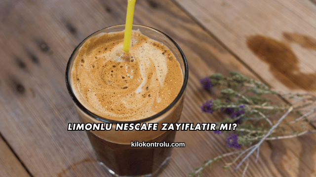 Limonlu Nescafe Zayıflatır mı?