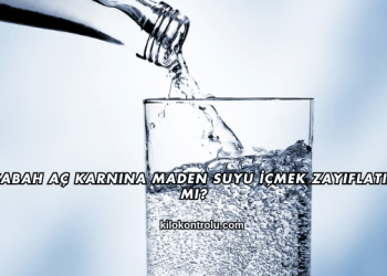 Sabah Aç Karnına Maden Suyu İçmek Zayıflatır mı?