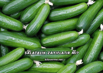 Salatalık Zayıflatır mı?