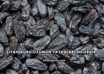 Siyah Kuru Üzümün Faydaları Nelerdir?