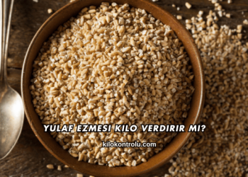 Yulaf Ezmesi Kilo Verdirir mi?