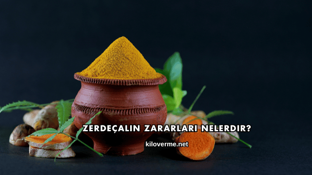 Zerdeçalın Zararları Nelerdir?